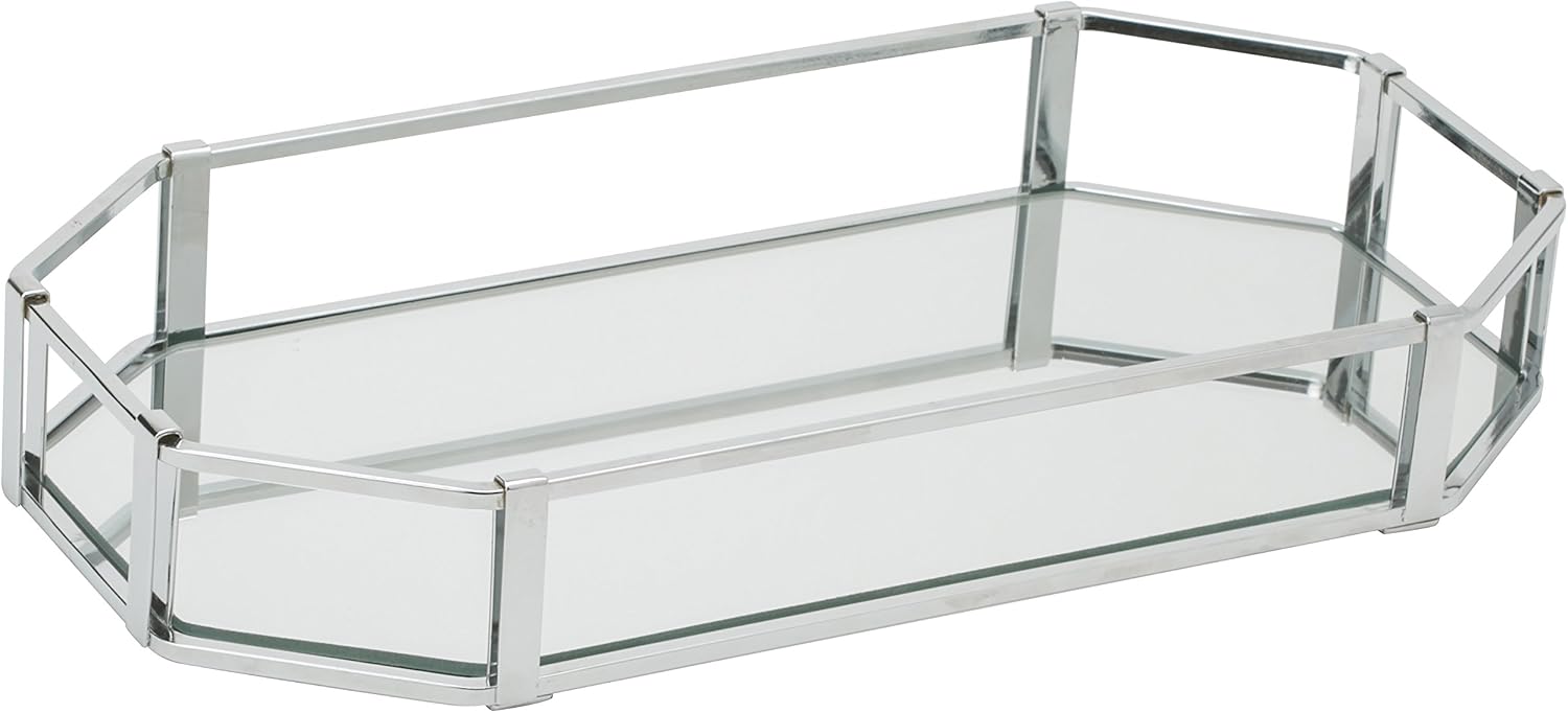 Amazon.com: Octangular Design Mirror Vanity Tray : Home & Kitchen